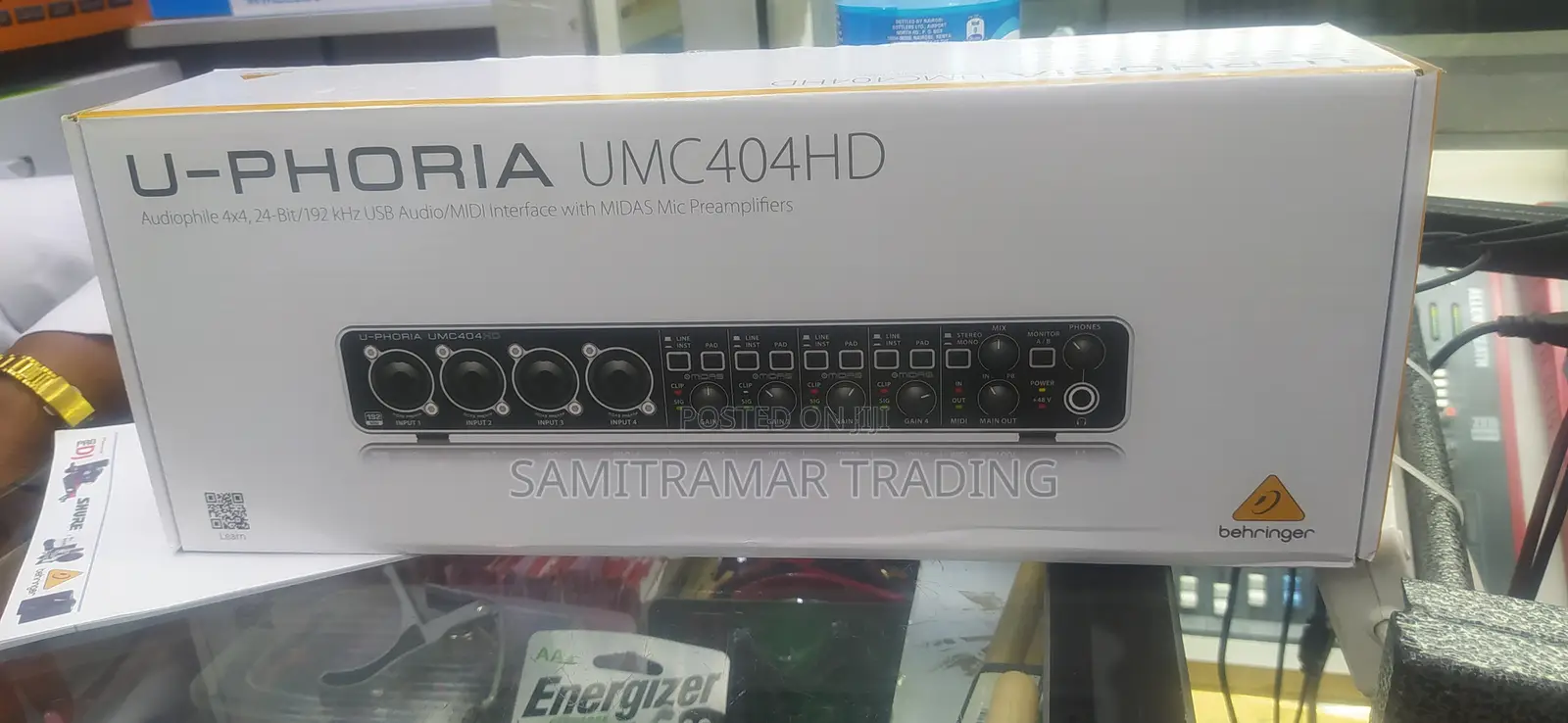 U-Phoria Umc-404hd Behringer 4x4 Usb 2.0 Audio/Midi Interface