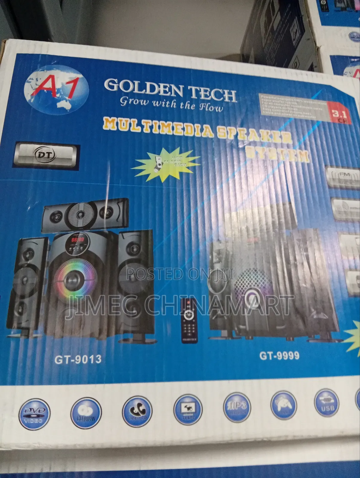 9013 Gold Tech Multimedia Speaker