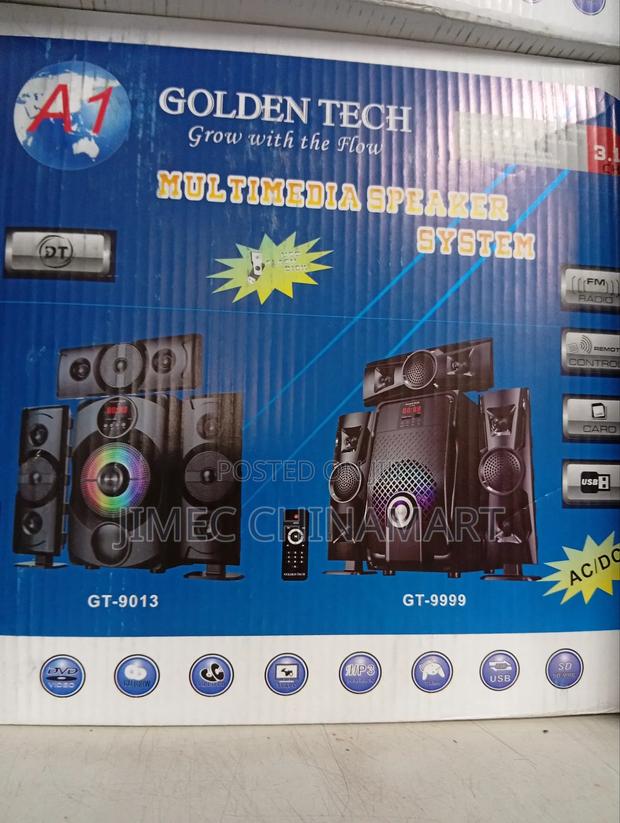 9013 Gold Tech Multimedia Speaker - thumbnail 2