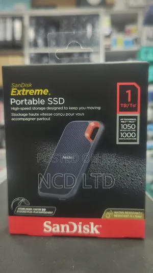 Sandisk 1tb Extreme Portable External SSD - Up to 550mb/S - Usb-C