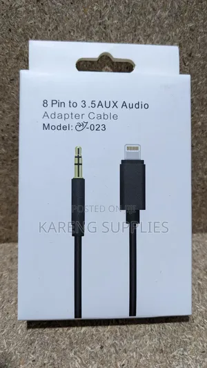 Lightning 8 Pin to 3.5mm Audio Cable