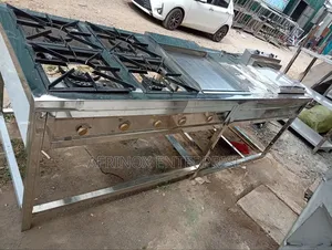 Gas Cooker, Commercial Combined Cooker