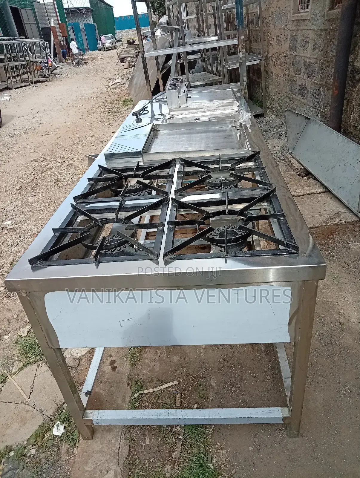 Gas Cooker, Commercial Combined Cooker