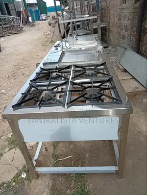 Gas Cooker, Commercial Combined Cooker