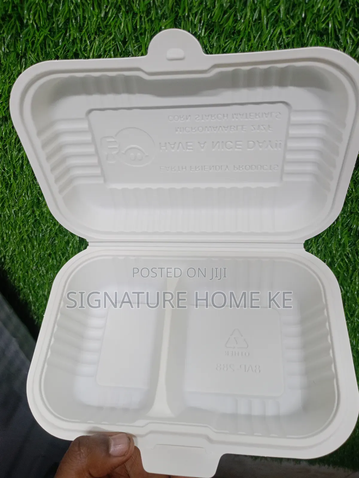 12ps Partitoned Disposable Lunch Box/Food Storage Container