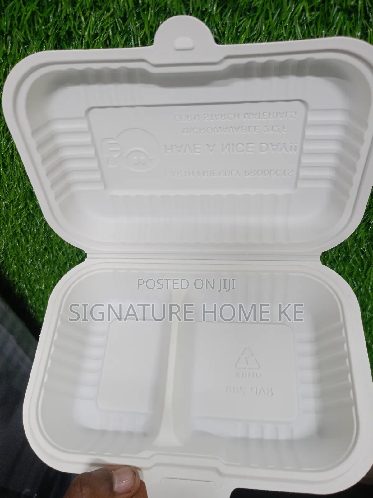 12ps Partitoned Disposable Lunch Box/Food Storage Container