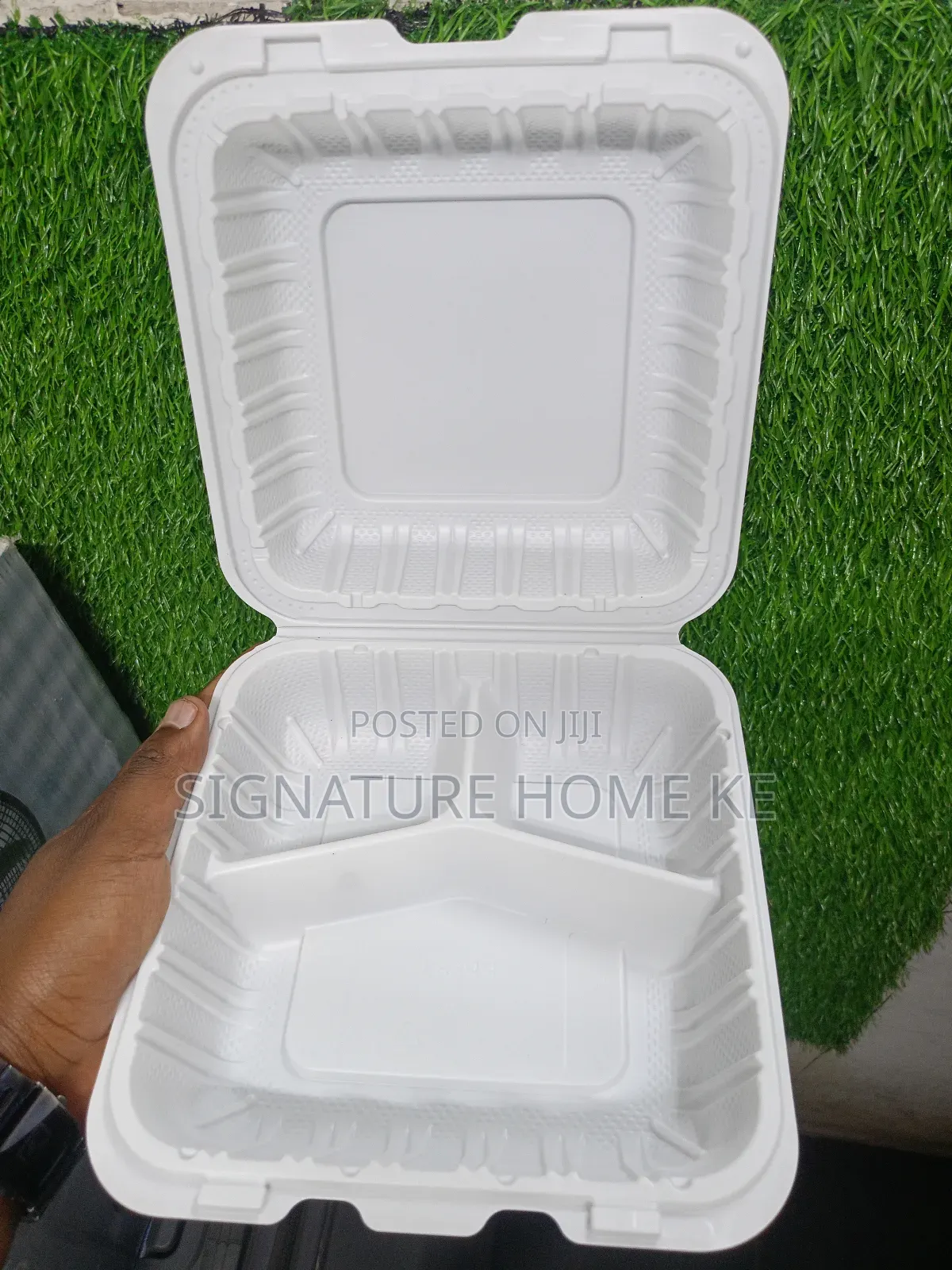 12ps Partitoned Disposable Lunch Box/Food Storage Container