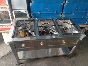 Stainless Steel High Pressure Three Burner.