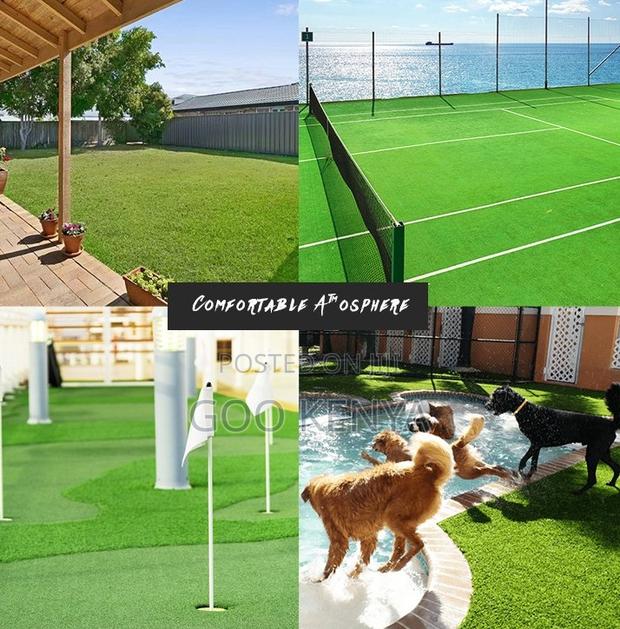 Home Carpet; Decorative Artificial Grass Mat for Indoor Spaces - thumbnail 4