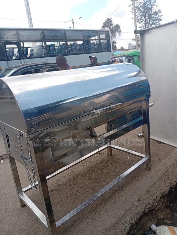 Stainless Steel Barbeque Meat Grill.
