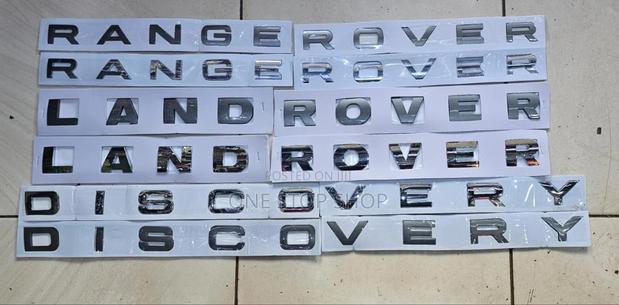 Range Rover, Land Rover, Discovery Bonnet or Boot Lettering Badges