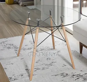Home Table;Modern Flat-Pattern Glass Dining Table for Hotels and Homes