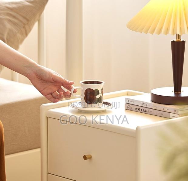 Home Cabinet; Hotel-Grade Solid Wood Nightstand With Storage - thumbnail 3
