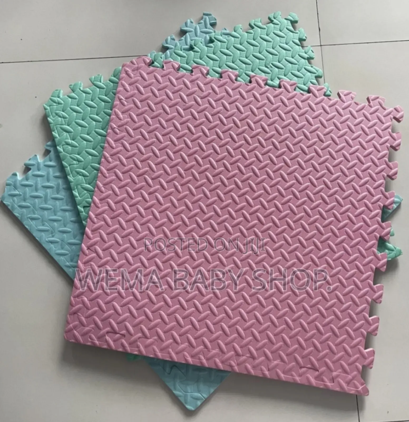 Interlocking Eva Foam Mats (4pcs Of 1×1 Foot)