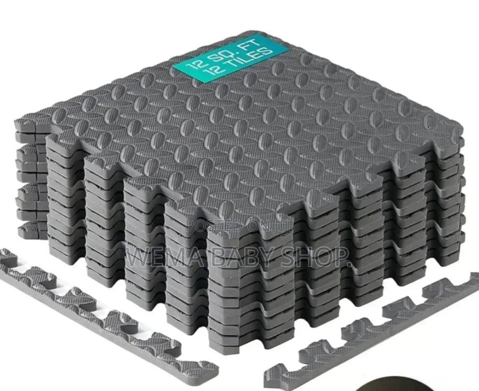 Interlocking Eva Foam Mats (4pcs Of 1×1 Foot)