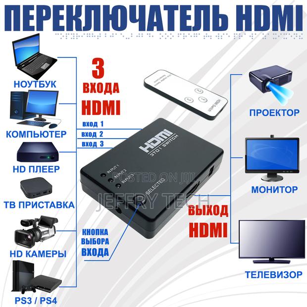 Hdmi Switch 3×1, Espada Hsw0301s With Remote - thumbnail 2