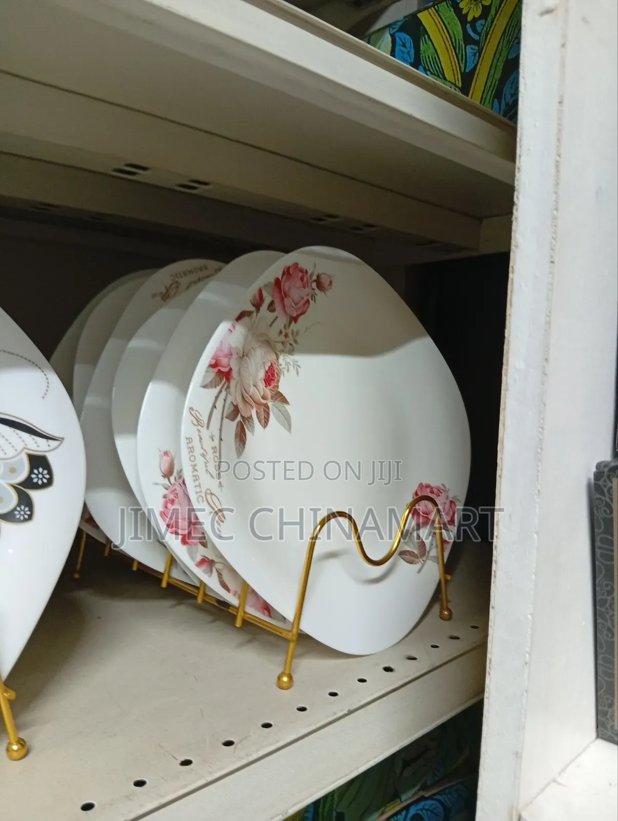 Pink Floral Vintage Plate 6pcs Pink Floral Dinner Plates