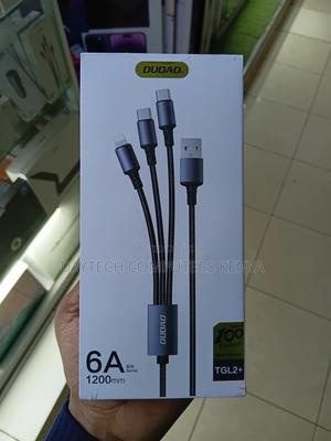 This Is a Dudao Tgl2+ 6a 3-in-1 Fast Charging Cable. - main view