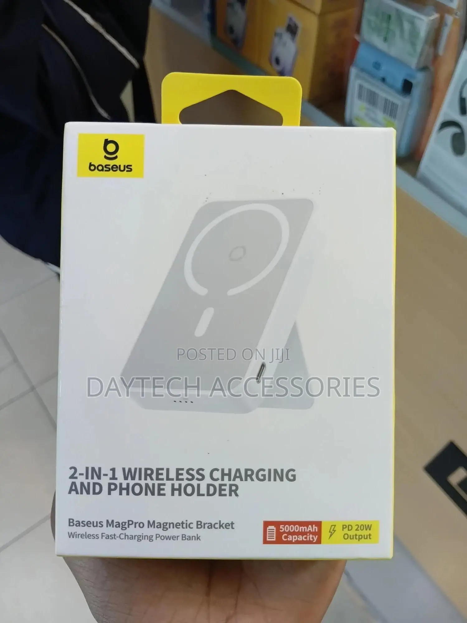 Baseus Magpro Magnetic Wireless Power Bank 20w 5000mah