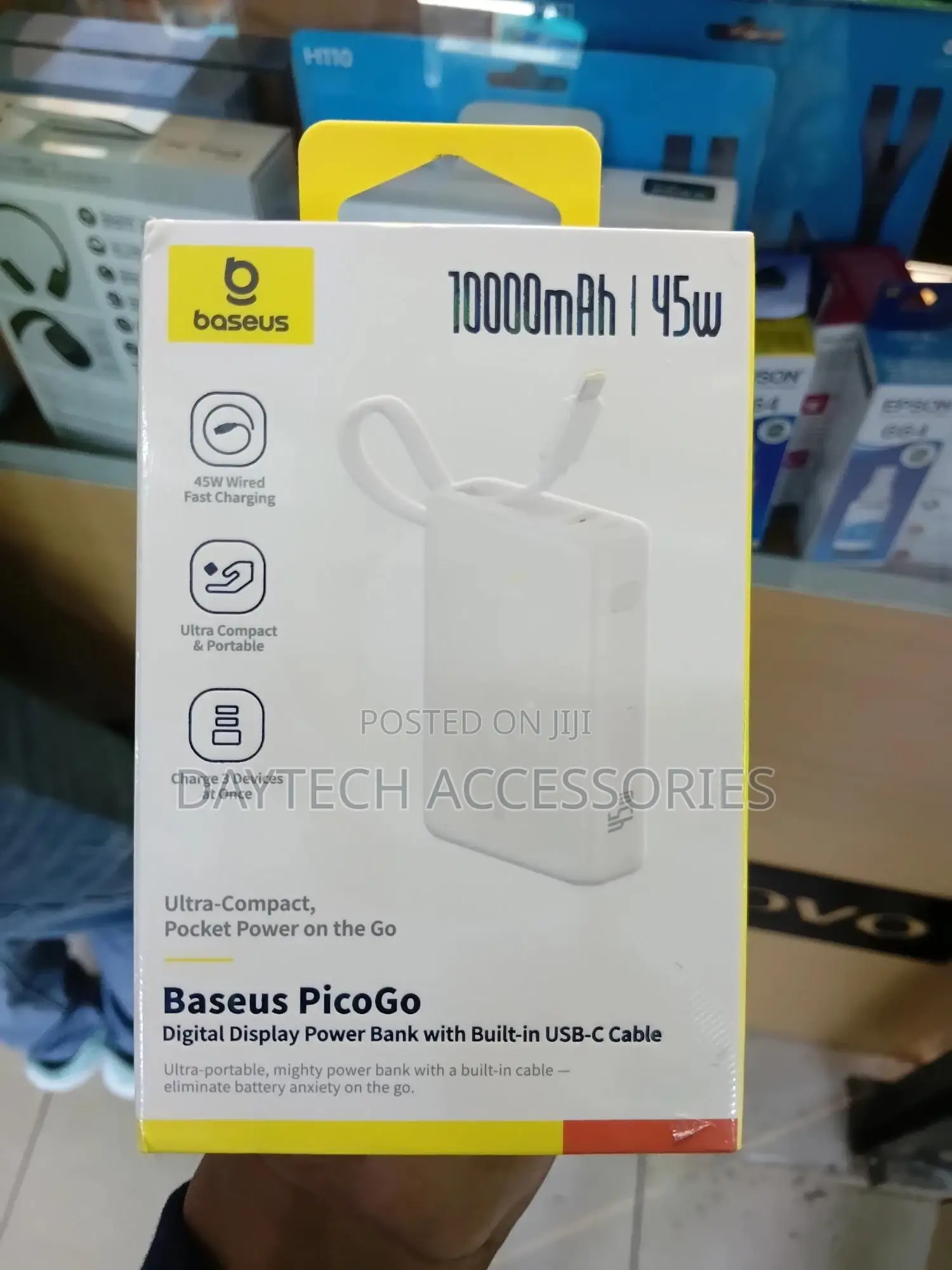 Baseus Picogo 45w 10000mah Digital Display Power Bank