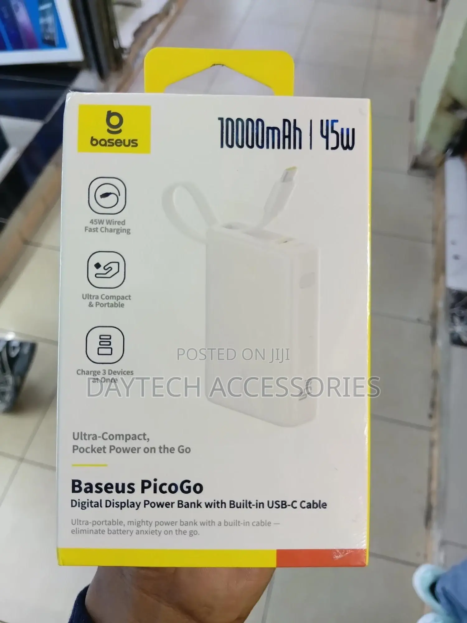 Baseus Picogo 45w 10000mah Digital Display Power Bank