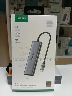 Ugreen Cm478 5-in-1 Usb-C Multi-Function Hub –(Ug-15495) – Gray