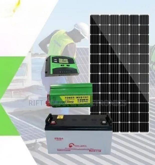 350 Watts Solarpex Kit - 600w Inverter - 30a Controller- 200ah Battery - main view