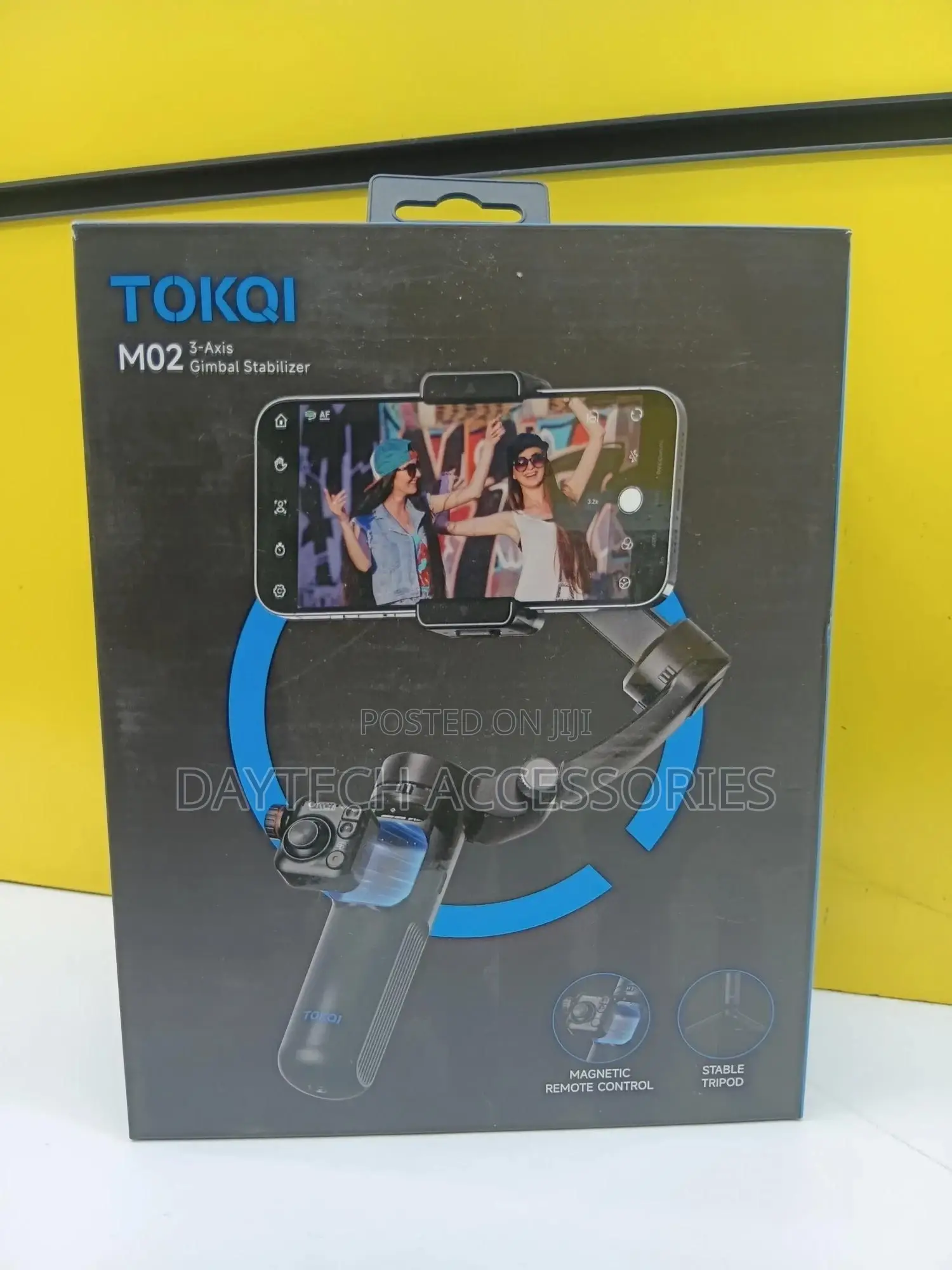 Tokqi M02 Ai Handheld 3-Axis Gimbal Stabilizer for Phone Vlog Gimbal.