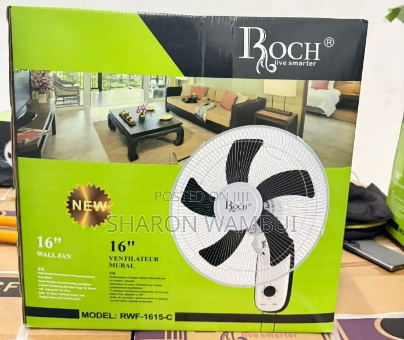 Efficient Roch Wall Fun 16 Inch/16 Inch Roch Wall Fun