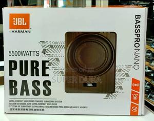 JBL Underseat 5500 Pure Watts. JBL Basspro Nano.