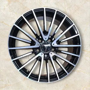 Size 17 Rims for Mercedes Benz (Multispoke Black/S)