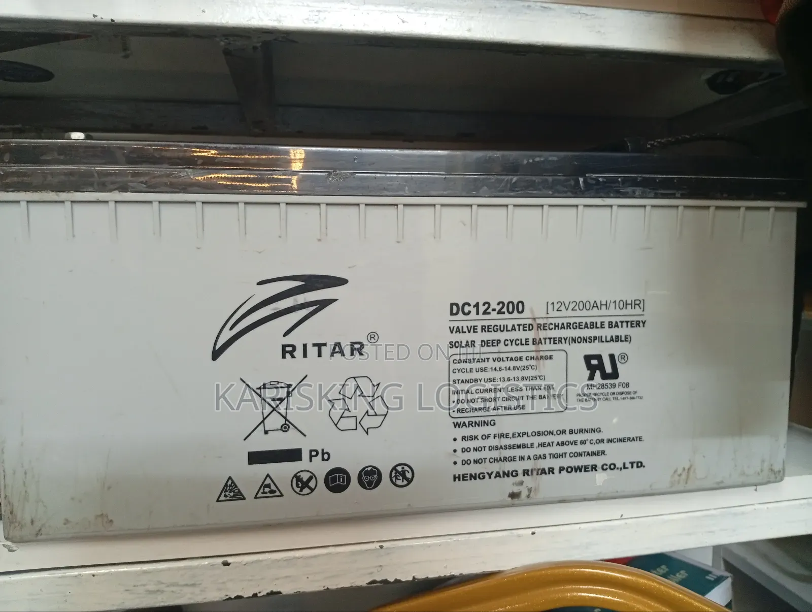Ritar 200 Ah Battery Gel