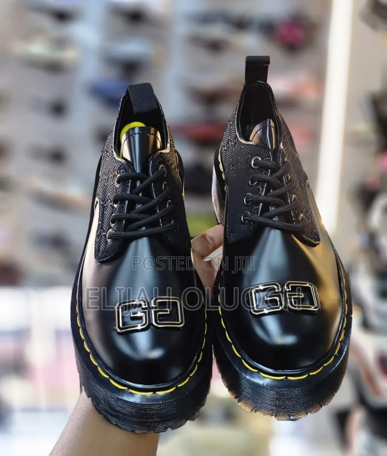 Dr.Martens Double Sole Gucii Leather Shoes