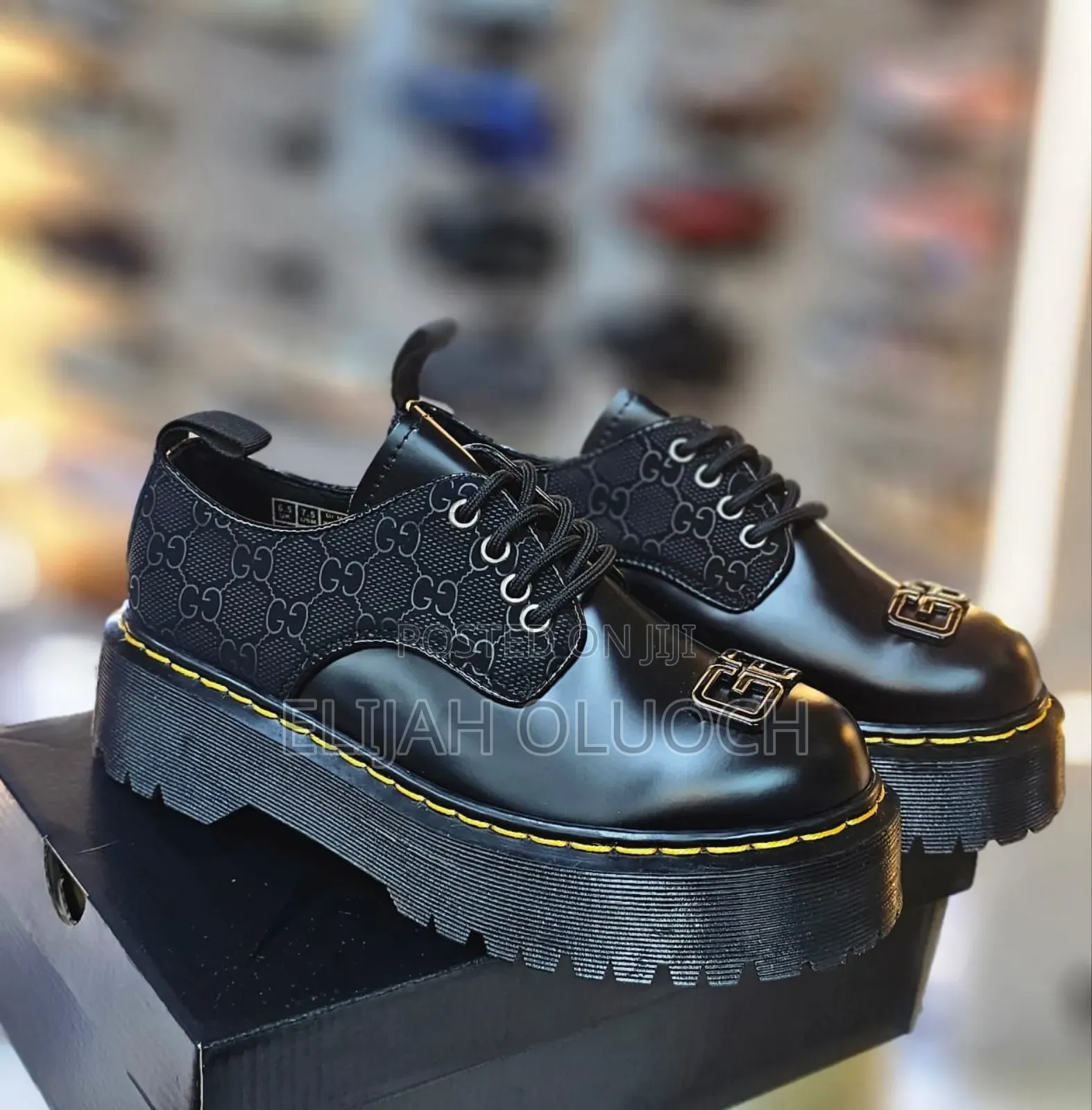 Dr.Martens Double Sole Gucii Leather Shoes