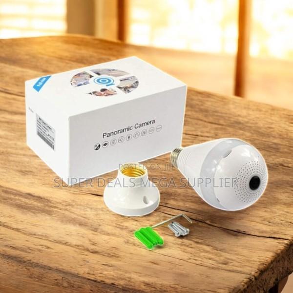 360 Panoramic 1080p Two Way Audio Smart Home Wifi Bulb Camera