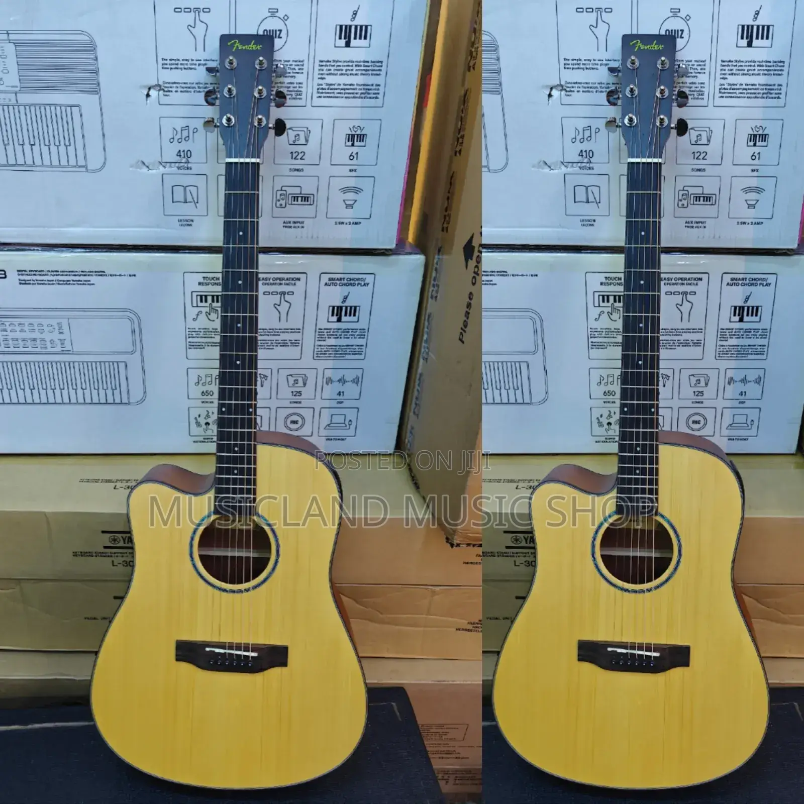 Left Handed Semi Acoustic Guitar