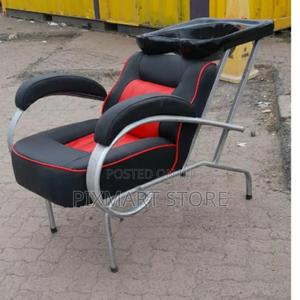 Luxury Barber Styling Chair With Sink - main view