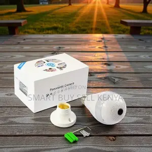 360 Rotation 1080p Hd Two Way Audio Home Security Wifi Bulb Camera