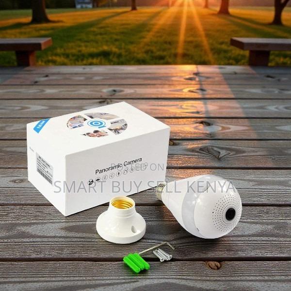 360 Rotation 1080p Hd Two Way Audio Home Security Wifi Bulb Camera