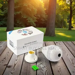 360 Panoramic 1080p Motion Detection Home Security Wifi Bulb Camera