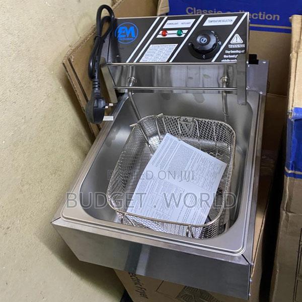 Adjustable Temperature 6 Liters Commercial Single Electric Deep Fryer
