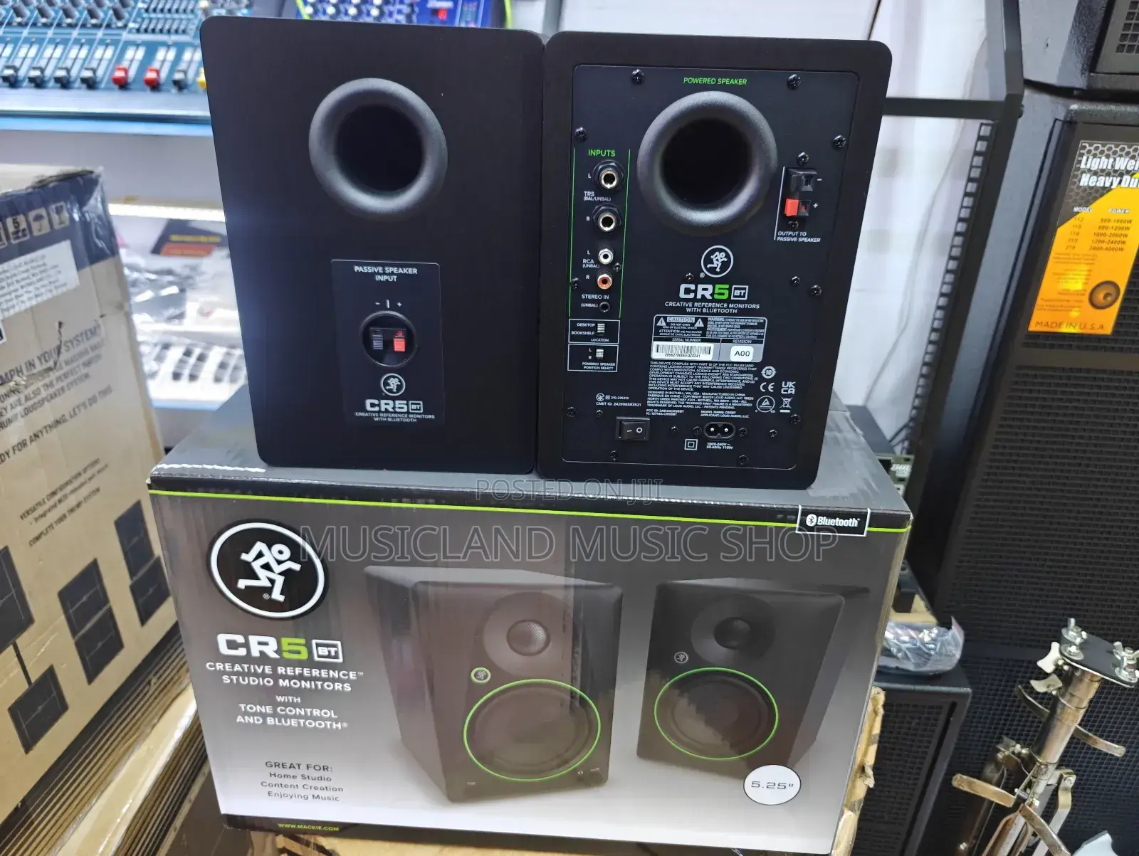 Mackie Cr5bt 5.25" Studio Monitors