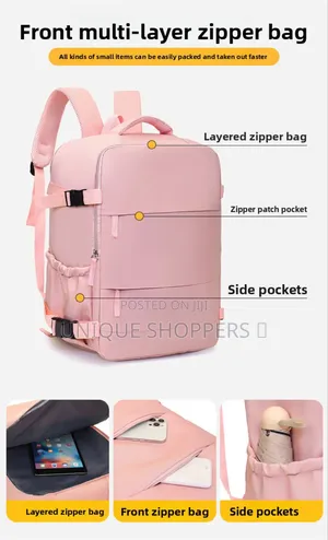 Lightweight Travel Backpack With Laptop Compartment, Suitabl