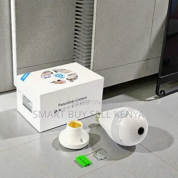 360 Panoramic 1080p Smartphone Control Security Wifi Bulb Camera