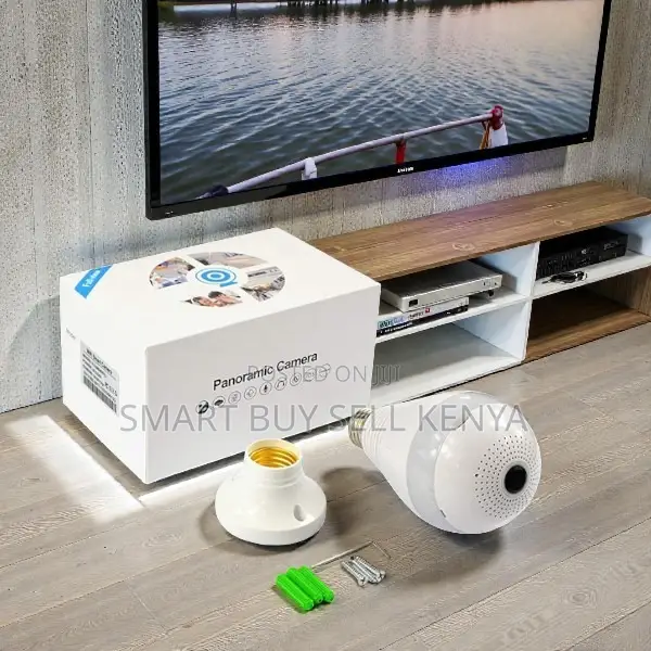 360 Degree Full Hd 1080p Motion Detection Wifi Bulb Camera