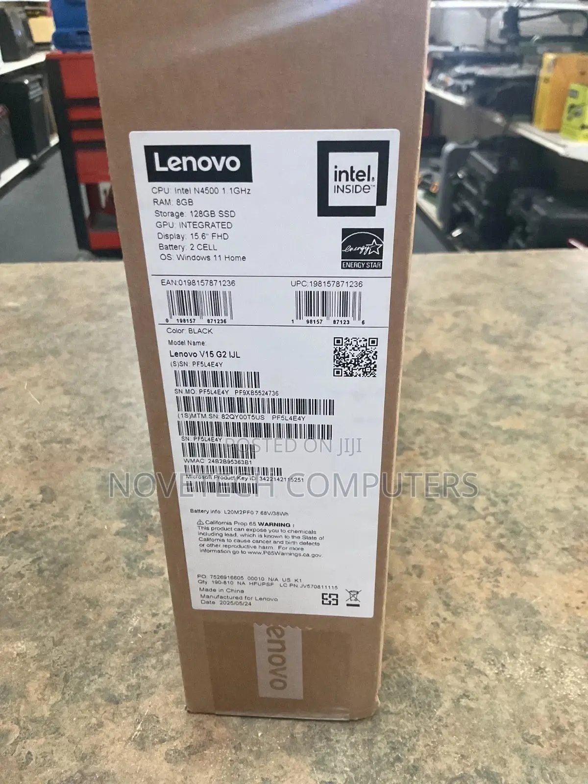 New Laptop Lenovo IdeaPad 1 8GB Intel Celeron SSD 256GB