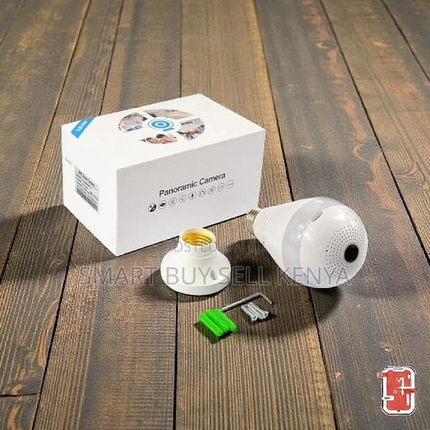 360 Degree 1080p Video Playback Support Wifi Bulb Camera