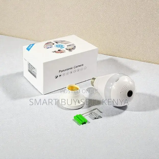 360 Degree Panoramic 1080p Smart Surveillance Wifi Bulb Camera