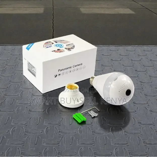 360 Panoramic 1080p Multi User Access Wifi Bulb Camera