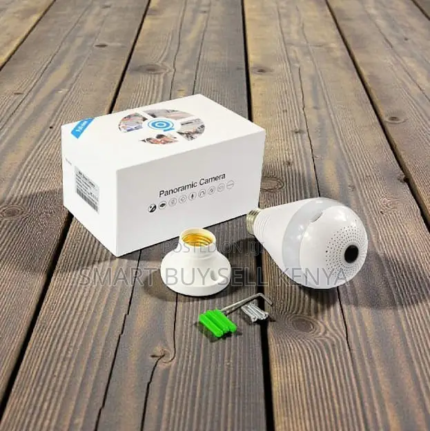 360 Degree 1080p High Performance Home Security Wifi Bulb Camera